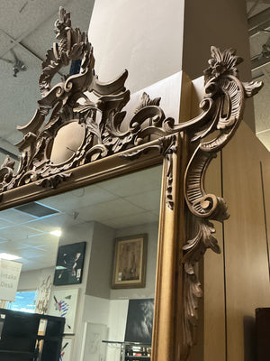 Victorian Rococo Revival Carved Wall Mirror
