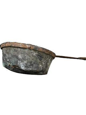 Antique Copper Preserving Kettle/Soap Making/Fat Rendering/Hearth Kettle 15"x6"