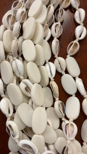 Cowrie Multi Strand Necklace