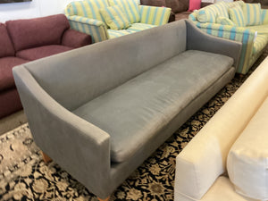 Gray Slope Arm  Sofa 96" W.