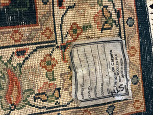 Hand-Knotted Indo-Persian Wool Rug 2'3" × 5'2"