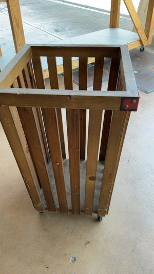 Wood Rolling Crate