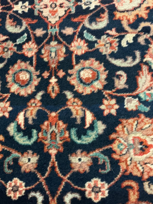 Hand-Knotted Indo-Persian Wool Rug 2'3" × 5'2"