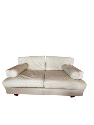 Roche Bobois Beige leather Sofa