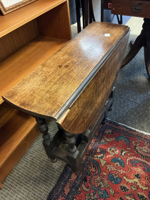 Antique English Oak Gateleg Occasional Table