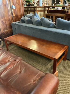 Danish Modern Coffee Table 23x63x17