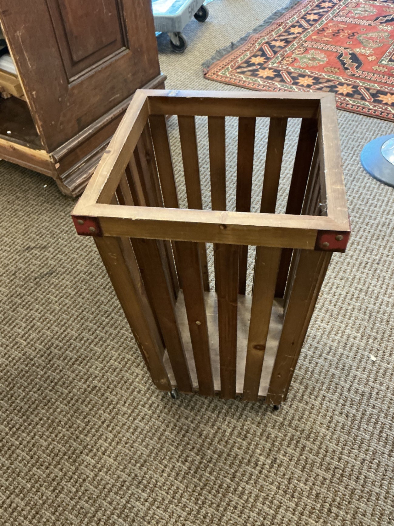 Wood Rolling Crate
