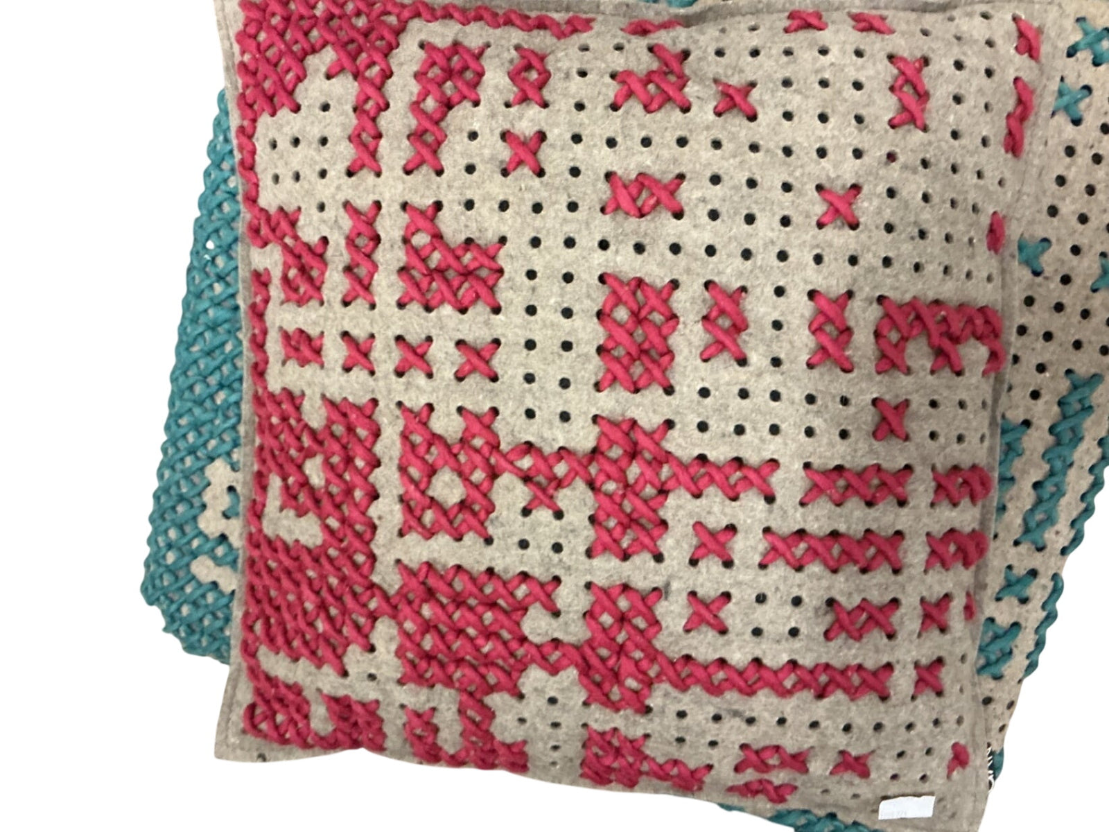 (GAN Canevas Square Pillow (red)