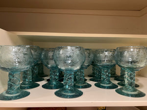 Handblown Mexican Margarita Glass $25 Each