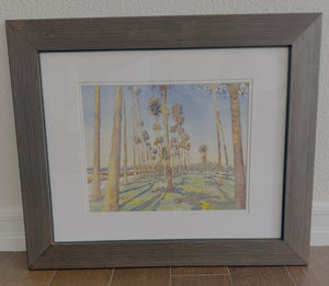 East Beach Santa Barbara Watercolor 16x19