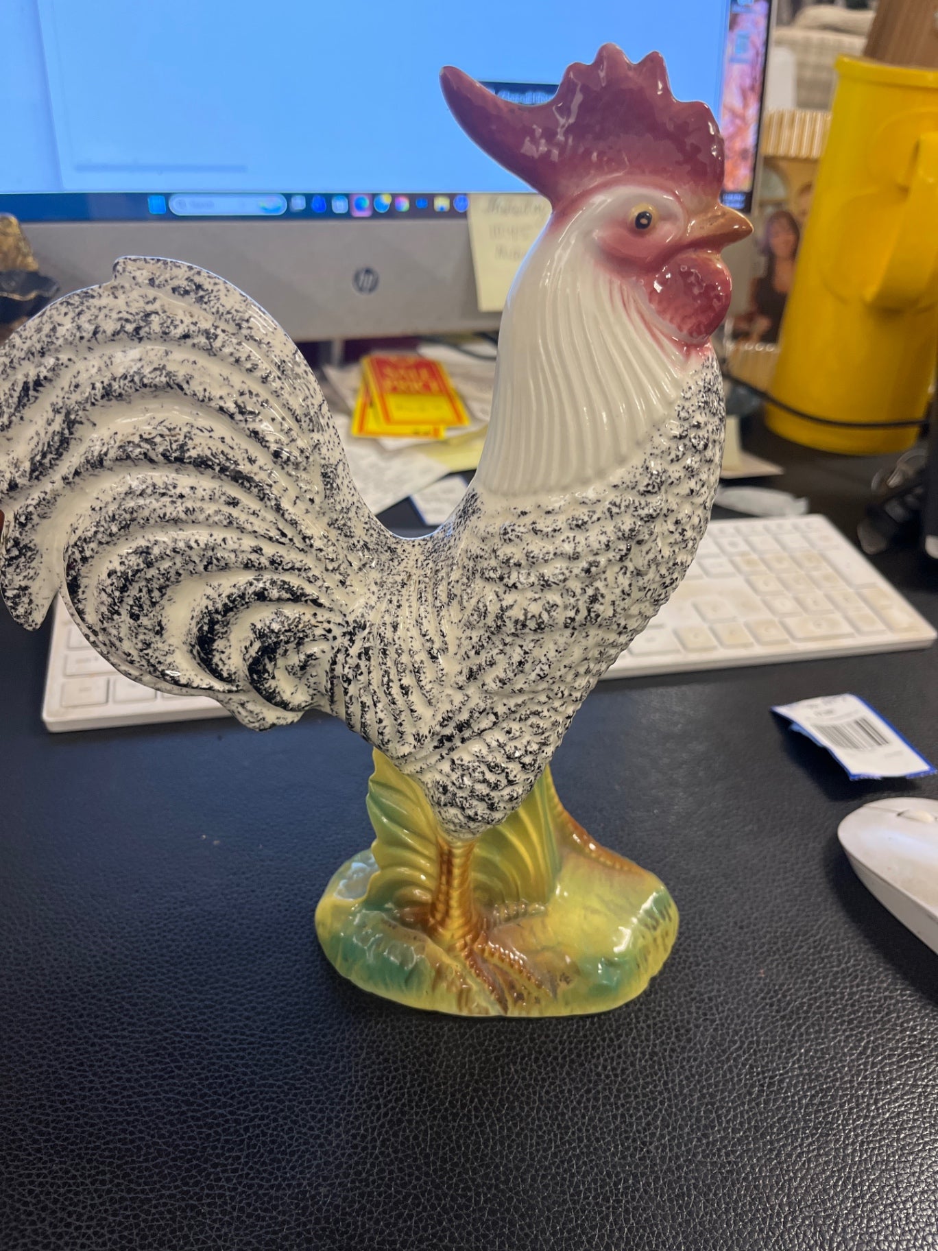 Ceramic rooster