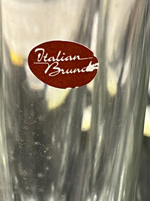 Vintage Carlo Moretti "Bullet" Italian Brunch Weighted Highball Glasses Set Of 7