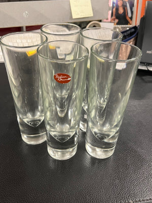 Vintage Carlo Moretti "Bullet" Italian Brunch Weighted Highball Glasses Set Of 7