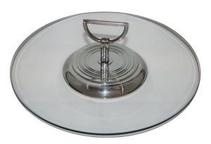 Christofle Vibrations Silver-Plated Cheese Hors D'oeuvres Tray 12 1/4"