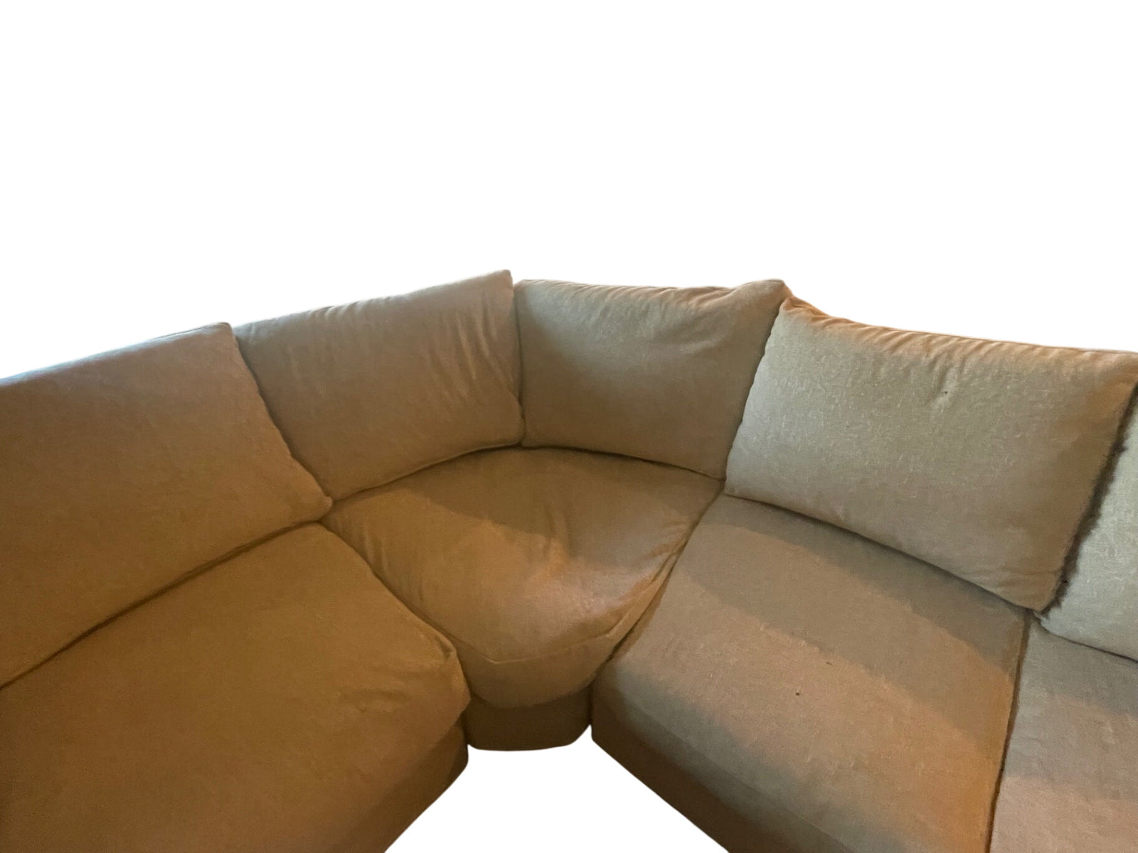 3 Piece Sectional Sofa With Custom Covers 80x40x30