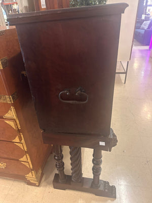 Spanish Baroque Style Cabinet on Stand 18x38x51