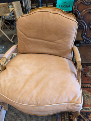 Sam Moore Leather Accent Chair