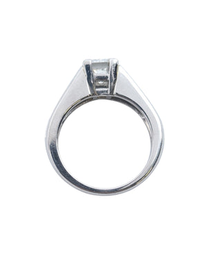 Ring PT950 w/ Princess Cut Diamonds