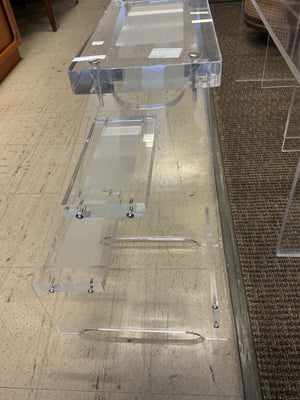 Lucite Step Stool 24in x 11in x 15in