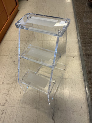 Lucite Step Stool 24in x 11in x 15in