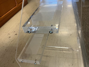 Lucite Step Stool 24in x 11in x 15in