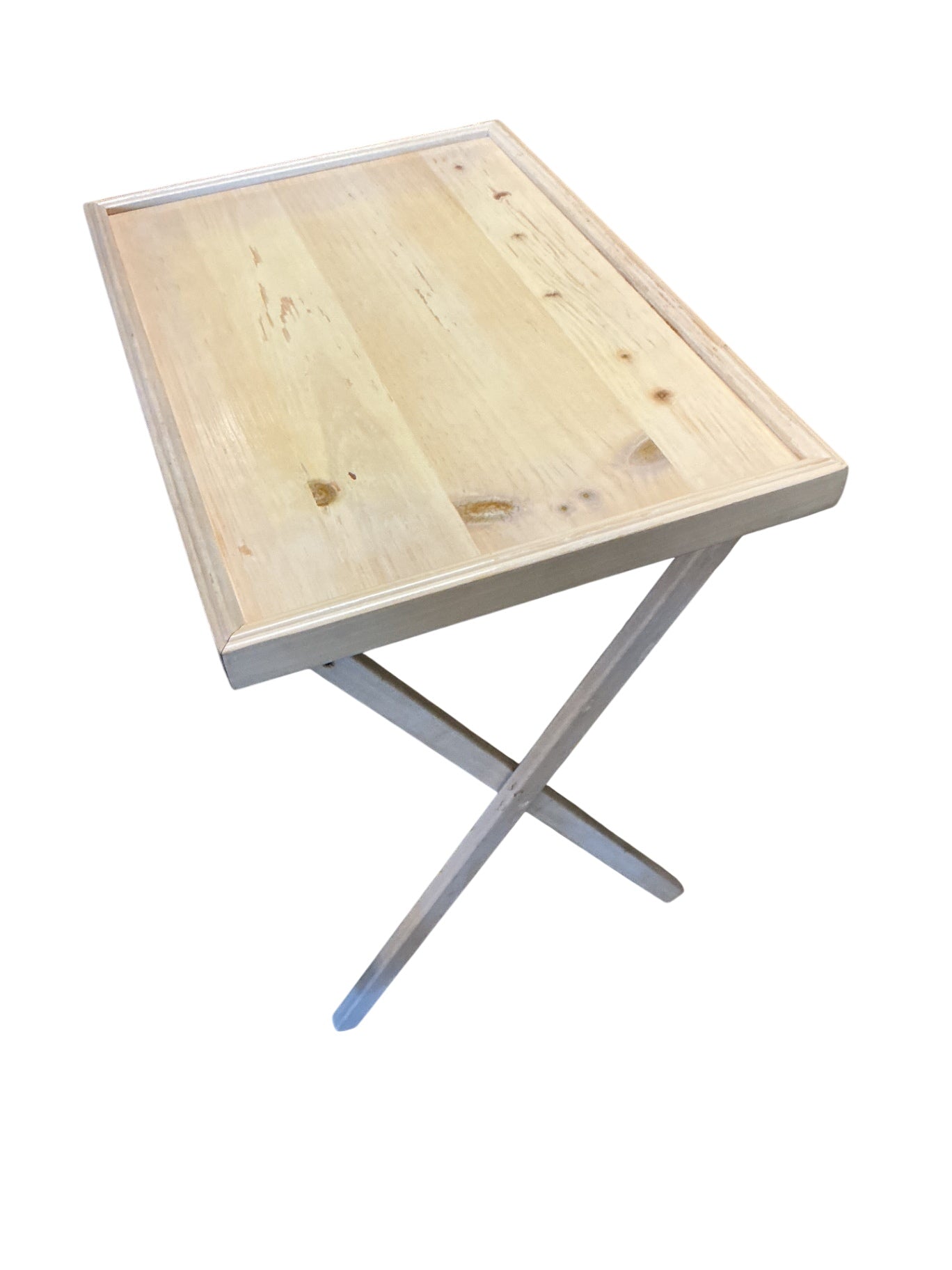 4 Wood Foldable TV Trays with Stand (set of 4)