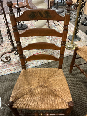 4 Vintage Ladder Back Chairs (set of 4)