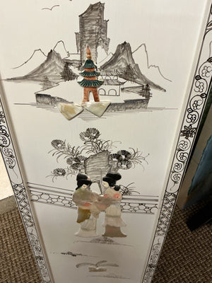 Mid-Century Japanese Export Decorative Wall Panels