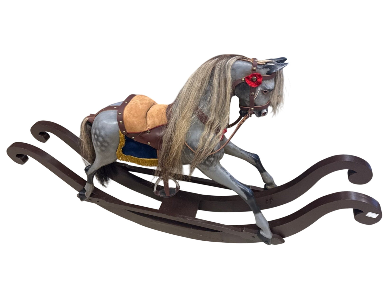 Toy Rocking Horse With Convertible Base – 64"