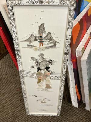 Mid-Century Japanese Export Decorative Wall Panels