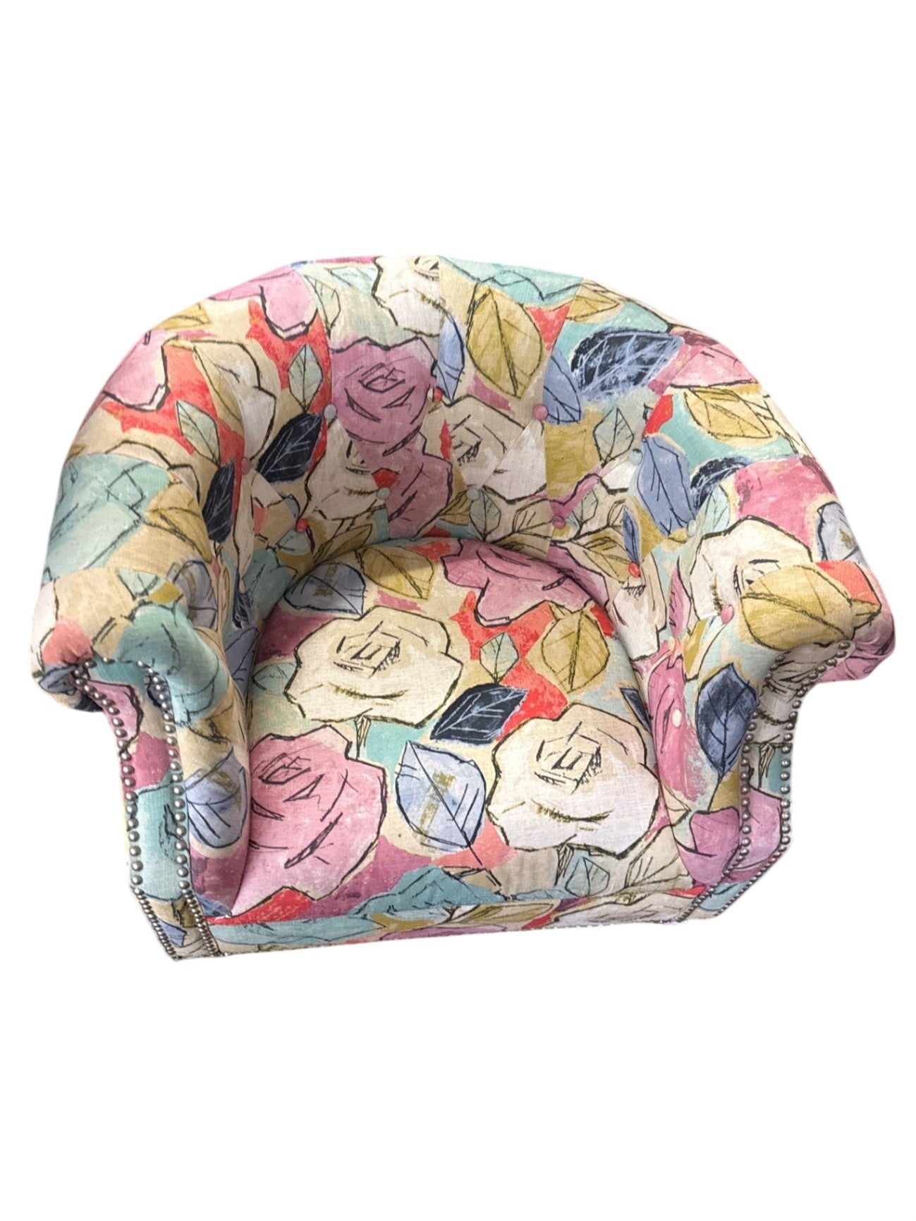 Decorative Floral Arm Chair