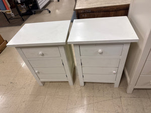 Nightstands White-Pair – 22" x 17" x 30"
