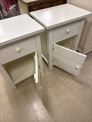 Nightstands White-Pair – 22" x 17" x 30"