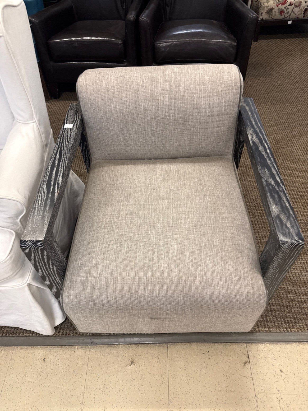 Arteriors Duran Fossil Tweed Chair