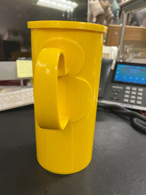 Vintage DANSK Gourmet Designs Yellow 2QT Pitcher Designed by Gunnar Cyren 1960 Melamine Plastic