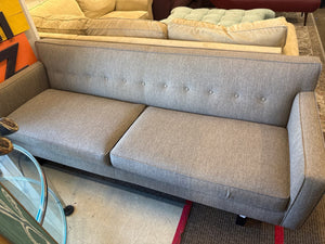 Room and Board mid-century style  Grey Sofa – 88" Long
