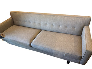 Room and Board mid-century style  Grey Sofa – 88" Long