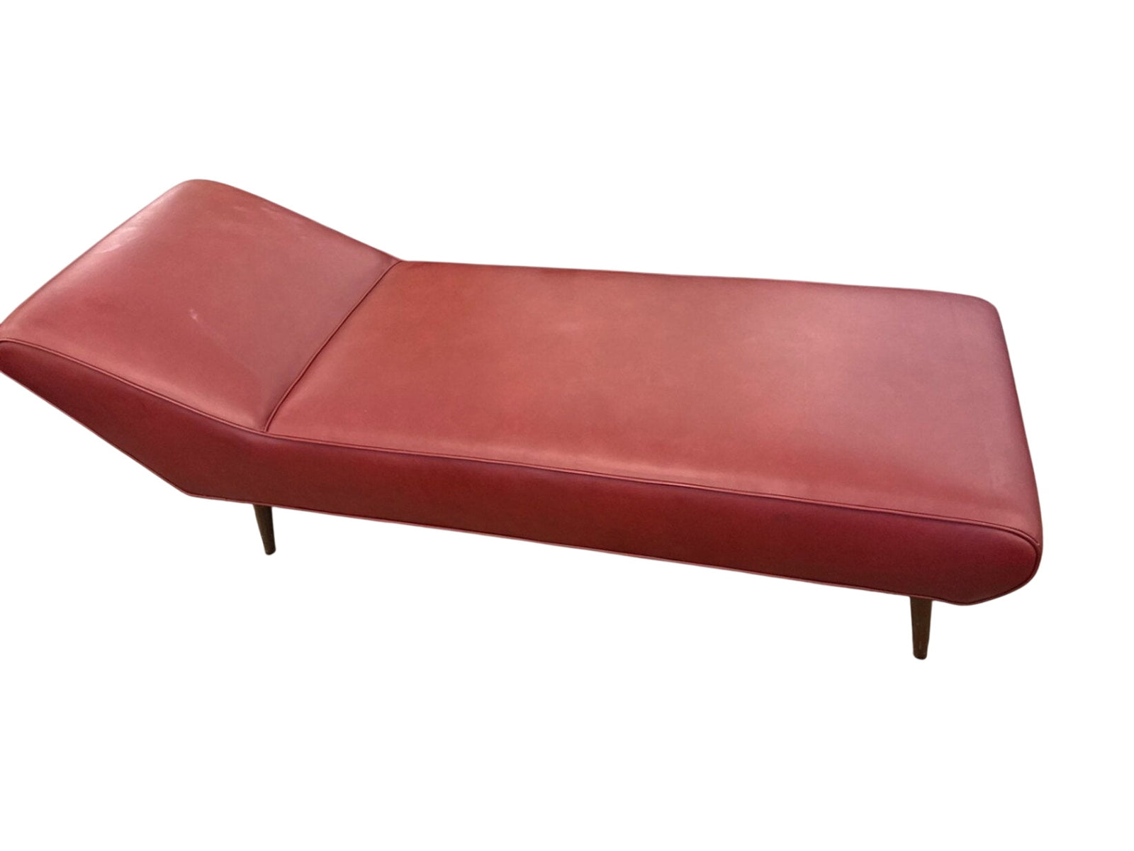 Red Chaise Lounge Bed