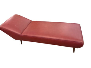 Red Chaise Lounge Bed