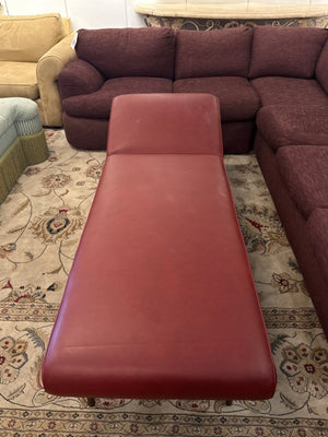 Red Chaise Lounge Bed