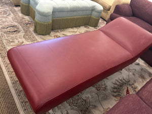 Red Chaise Lounge Bed