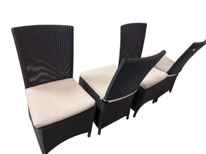 Wicker Patio Dining Chairs Set of 4. Nice Quality– Priced Each-Multiples Available