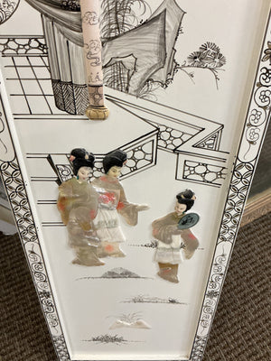 Mid-Century Japanese Export Decorative Wall Panels