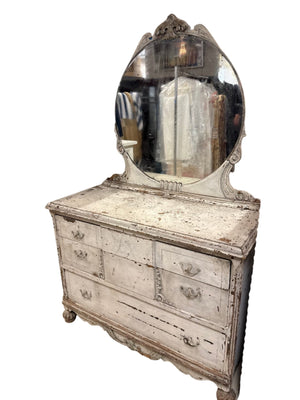 Shabby Chic Style Vanity Dresser – 46" x 20" x 73"
