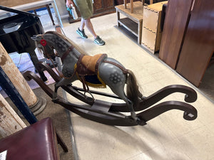 Toy Rocking Horse With Convertible Base – 64"