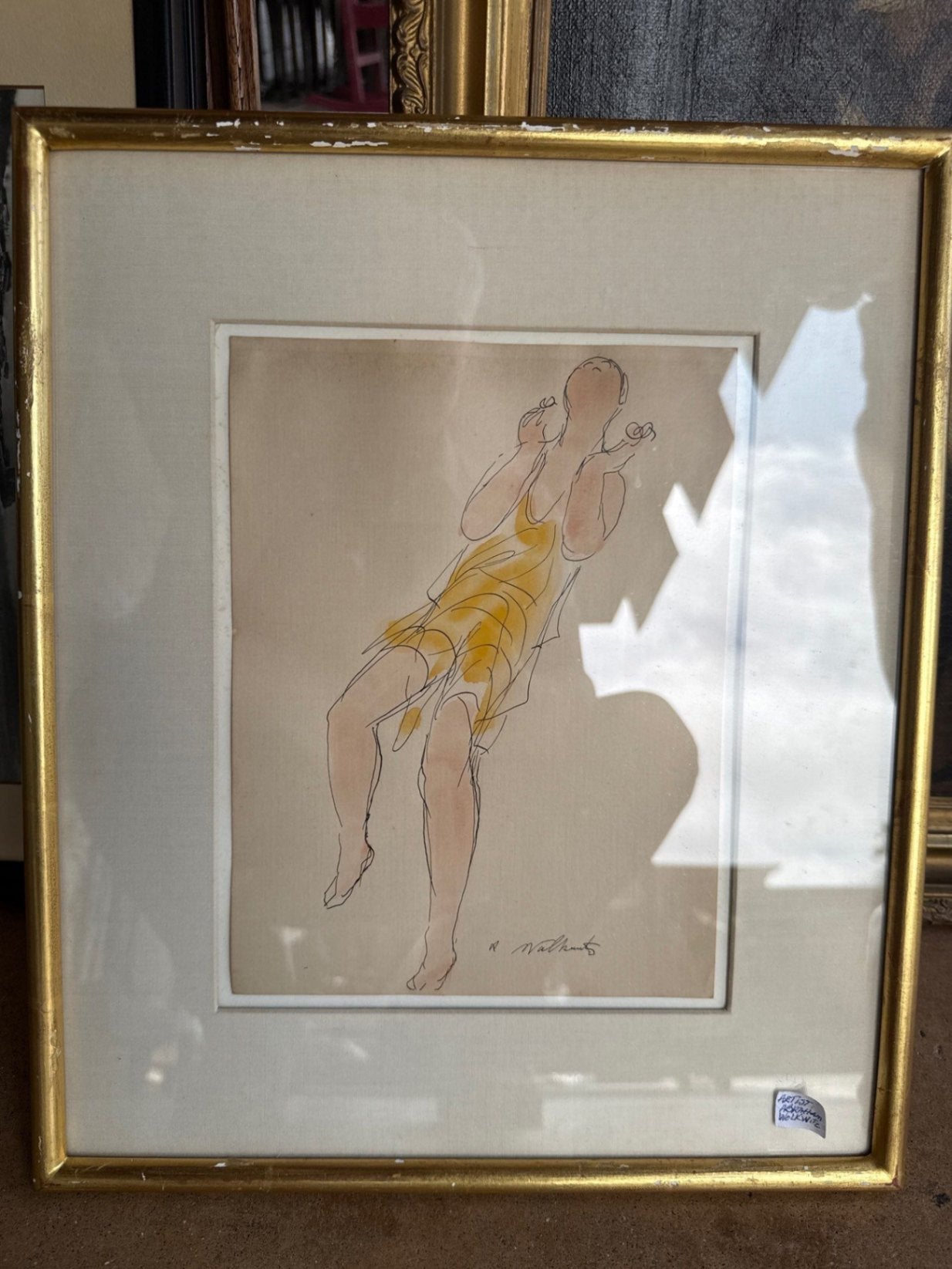 Abraham Walkowitz Isadora Duncan Drawing