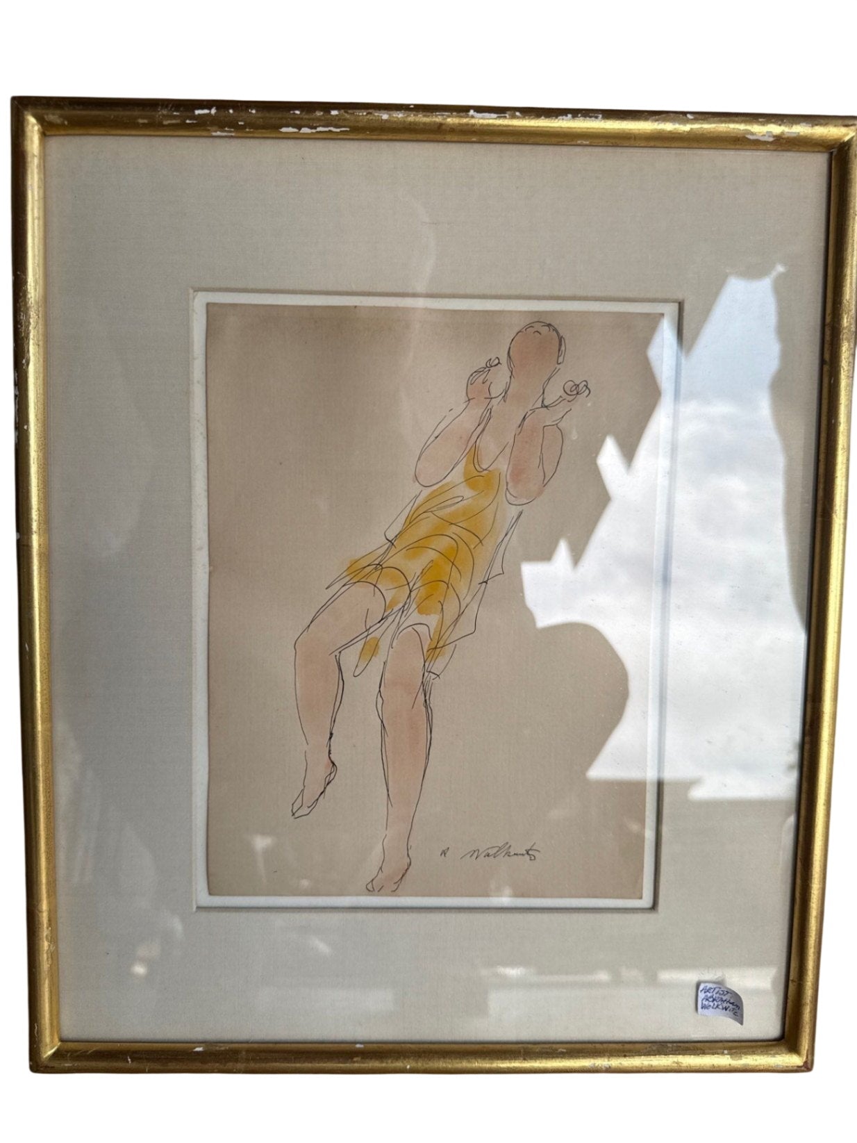Abraham Walkowitz Isadora Duncan Drawing