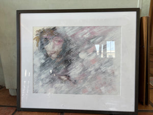 Woman in watercolor