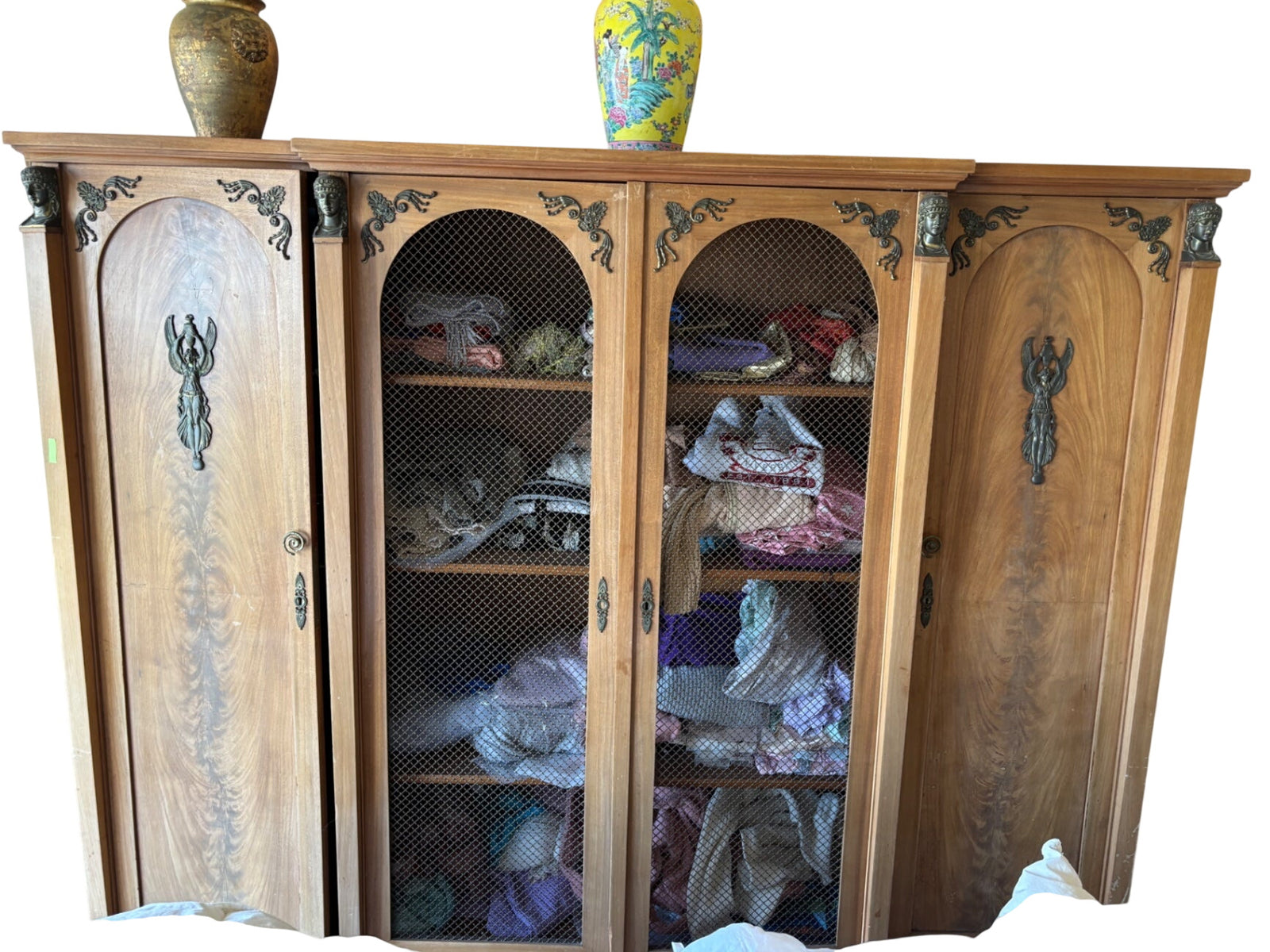 Neoclassical Library Cabinet / Display Bookcase 82x18x70