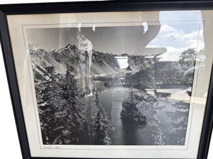 Vintage Crater Lake Oregon Photograph